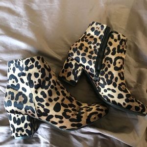 Cheetah booties